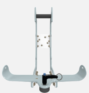 Hillaero HAMILTON FAA certified mountable bracket for Air Ambulance Airmed Helicopter or Fixed Wing Aircraft FRONT